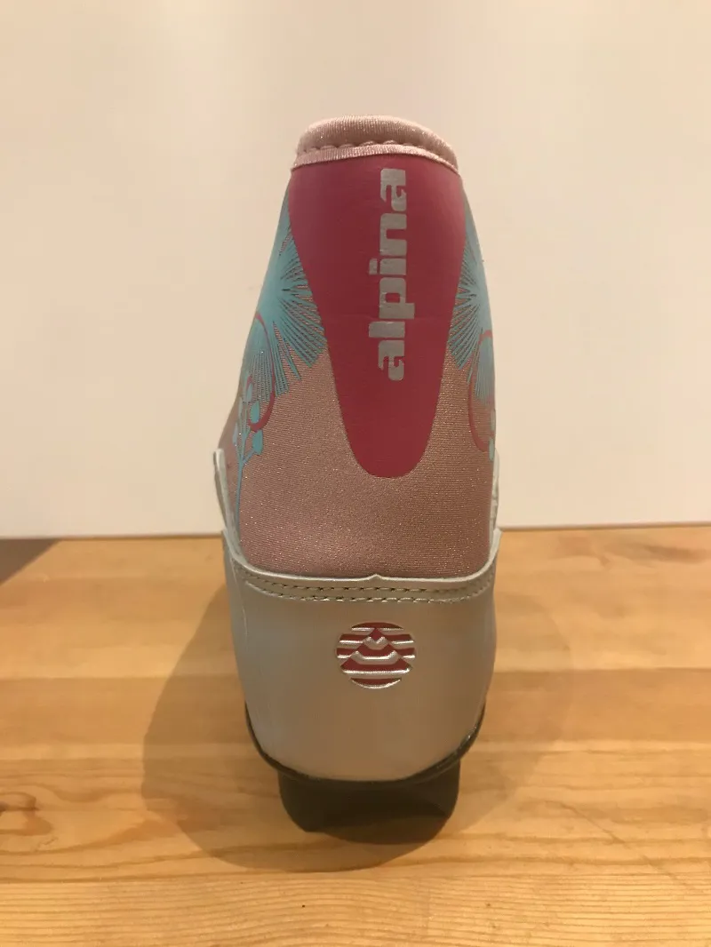 Alpina Kids T10 Junior NNN Cross Country Ski Boots Silver/Pink-3